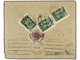 1178 RUSIA. Sg.32b, 33. 1923 (Feb. 6). <B>GEORGIA.</B> Registered Cover From TIFLIS To BERLIN, Franked On Reverse With F - Other & Unclassified