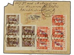 1179 RUSIA. Sg.39, 41. 1923 (July 5). <B>GEORGIA.</B> Registered Cover To CHARLOTTENBURG Franked On Reverse With 1923 Ha - Andere & Zonder Classificatie