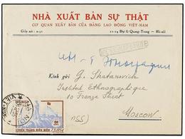 1238 VIETNAM. Mi.14. 1956. HANOI To RUSSIA. <B>150 D.</B> Arrival On Back. - Andere & Zonder Classificatie