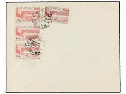 1248 VIETNAM. Mi.51A, 52C (3). 1958. HANOI To GENEVE (Switzerland).<B> 200 D.</B> And <B>300 D.</B> (3). <B>AIR MAIL</B> - Other & Unclassified