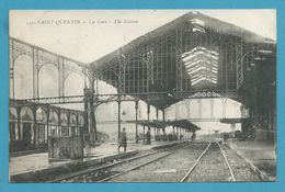 CPA 545 Chemin De Fer Intérieur De La Gare SAINT-QUENTIN - Saint Quentin