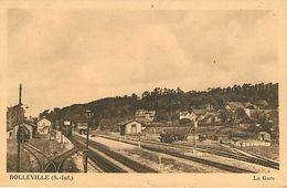 76 : Rolleville : La Gare - Londinières