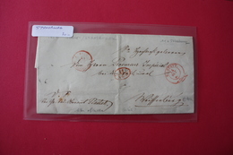 Lettre De Strasbourg Marque Entrée - Entry Postmarks