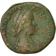 Monnaie, Lucille, Sesterce, 161-162, Rome, TB+, Cuivre, RIC:1742 - La Dinastia Antonina (96 / 192)