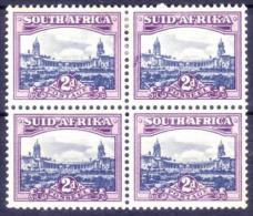 UNION OF SOUTH AFRICA 2d MH UNION BUILDINGS 1950 REDUCED SIZE WITH DR BLADE FLAW - Ungebraucht