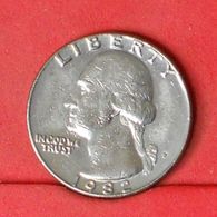 USA 25 CENTS 1982 P -    KM# A164a - (Nº20259) - 1932-1998: Washington