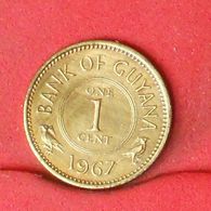 GUYANA 1 CENTIMOS 1967 -    KM# 31 - (Nº20296) - Guyana