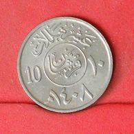 SAUDI ARABIA 10 HALALA 1987 -    KM# 62 - (Nº20301) - Arabie Saoudite