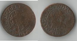 DOUBLE TOURNOIS  1635 - 1610-1643 Louis XIII The Just