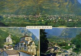 Saluti Da Biasca - Chiesa S.pietro E S.carlo - Formato Grande Viaggiata – E 4 - Biasca