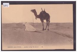 EGYPT - TYPES AND SCENES - ARABIAN SAYING HIS PRAYERS - TB - Persons