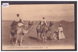 EGYPT - TYPES AND SCENES - IN THE DREARY DESERT - TB - Personen