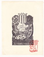Ex Libris L. Verkuylen / Ontwerp Germaine Cluytmans - Ex-libris