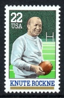 UNITED STATES 1988 American Sports Personalities/Knute Rockne: Single Stamp UM/MNH - Nuevos