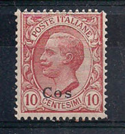COLONIE ITALIANE     COO    1912     SOPRASTAMPATI     SASS.    3   MLH    VF - Ägäis (Coo)