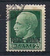 ISOLE JONIE 1941    EFFIGE   SASS. 4    USATO  VF - Isole Ionie