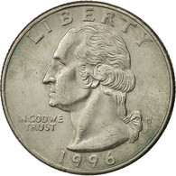 Monnaie, États-Unis, Washington Quarter, Quarter, 1996, U.S. Mint, Denver - 1932-1998: Washington