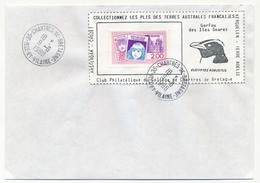 FRANCE => Enveloppe Porte Timbre Artisanal "Collectionnez Les Plis Des Terres Australes" 35 Chartres De Bretagne 1988 - Cartas & Documentos