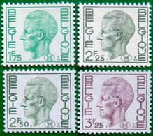 BELGIUM 1971 King Baudouin Military Stamps COMPLETE SET MLH - Otros & Sin Clasificación