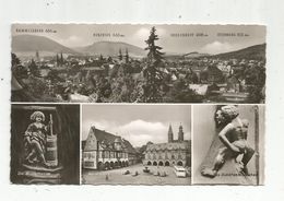 Cp, Allemagne, GOSLAR / HARZ ,multi Vues , Vierge ,timbrée 10 , Ed. Lederbogen - Goslar