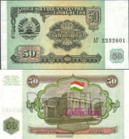 Tajikistan Pick-number: 5a Uncirculated 1994 50 Rubles - Tagikistan