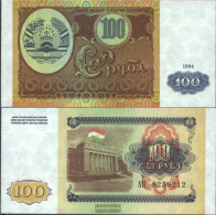 Tajikistan Pick-number: 6a Uncirculated 1994 100 Rubles - Tadschikistan