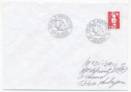 FRANCE - Enveloppe - Cachet Temporaire "210 Ans D'Aérostation" 07 ANNONAY - 1993 - Mongolfiere