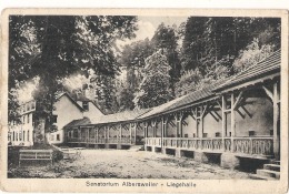 ***  Sanatorium D'Alberswlller LIEGEHALLE -- PETIT MANQUE DE FRAÏCHEUR -  Timbrée - Eupen