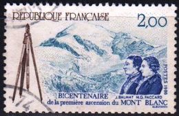 France 1986 1 V Used  Bicentenaire Ascension Du Mont-Blanc - Climbing