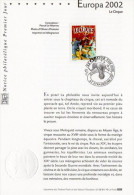 🎪 Notice Officielle 1er Jour De 2002 " EUROPA 2002 : LE CIRQUE ". N° YT 3466 - Cirque