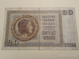 20 Dinari 1936 - Yugoslavia