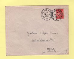 Poste Aux Armees - Destination Maroc - Timbre FM - 1954 - Military Postage Stamps