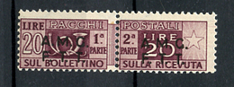 1947 -  TRIESTE  A -  Italia - Italy - Italie - Italien - Catg. Unif. .  7  -  NH - (B15012012...) - Colis Postaux/concession