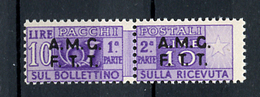 1947 -  TRIESTE  A -  Italia - Italy - Italie - Italien - Catg. Unif. .  6  -  NH - (B15012012...) - Postpaketen/concessie