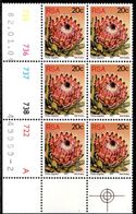 South Africa - 1982 Proteas 20c Perf 14 Control Block Pane A (**) (1982.01.06) - Blocks & Sheetlets