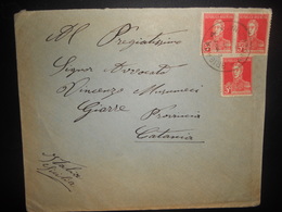 Argentine Lettre De Brigada 1926 Pour Giarre - Storia Postale