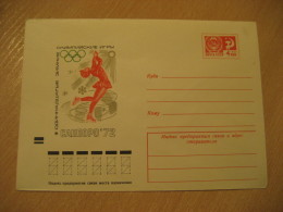 RUSSIA 1972 Sapporo Olympic Games Olympics Ice Figure Skating Patinage Artistique Sur Glace Stationery Cover USSR CCCP - Figure Skating