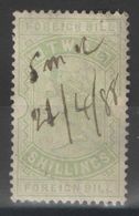 Grande-Bretagne - Fiscal - Foreign Bill - Two Shillings - Revenue Stamps