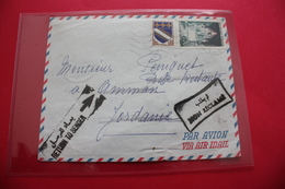 1965 Tarif 80 Centimes Pour La Jordanie Retour Non Réclamée - Postal Rates