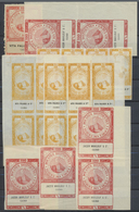 (*) Ägypten - Besonderheiten: 1890s, FISCALS "Cigarette Stamps", Accumulation Of Apprx. 210 Stamps Incl. - Other & Unclassified