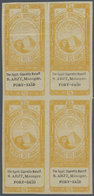 (*) Ägypten - Besonderheiten: 1890s, FISCALS "Cigarette Stamps", Collection Of 35 Different Blocks Of Fo - Other & Unclassified