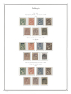 **/*/O Äthiopien: 1894-1964, Comprehensive Collection In PALO Album Mint And Used, Including Early Overprin - Etiopia