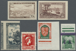 **/*/O/Br Algerien: 1924/1985 (ca.), Accumulation In Box With Many Complete Sets And Several Better Issues Inc - Sonstige & Ohne Zuordnung