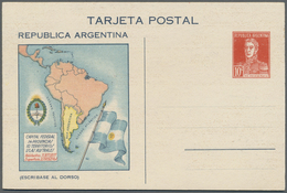 GA Argentinien - Ganzsachen: 1876/1952. Nice Collection Containing 362 Different, Unused Entires (postc - Postwaardestukken