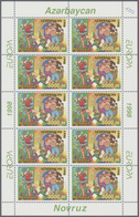 ** Aserbaidschan (Azerbaydjan): 1998, Europa, 1000 Sets In 100 Little Sheets Of Each Issue, Mint Never - Azerbaïdjan