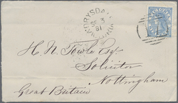 Br Victoria: 1867/1883 (ca.), Accumulation With 24 Covers To England/Scotland Incl. Different Rates And - Briefe U. Dokumente