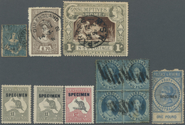 O/*/**/(*) Australien: 1850/1930 (ca.), Australia/states, Used And Mint Lot On Stockcards, Varied Condition, Co - Other & Unclassified
