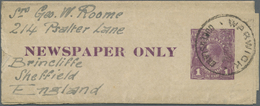GA Australien - Ganzsachen: 1911/1960 (ca.), Accumulation With 22 Used Postal Stationeries Incl. Postca - Postal Stationery