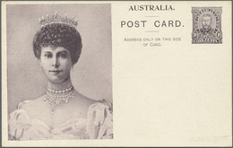 GA Australien - Ganzsachen: 1911/1950 (ca.), POSTCARDS: Old Collection With About 40 Used And Unused Po - Postal Stationery