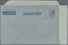 GA Australien - Ganzsachen: 1950/1970 (ca.), AEROGRAMMES: Accumulation Of About 350 Airletters And AERO - Postal Stationery